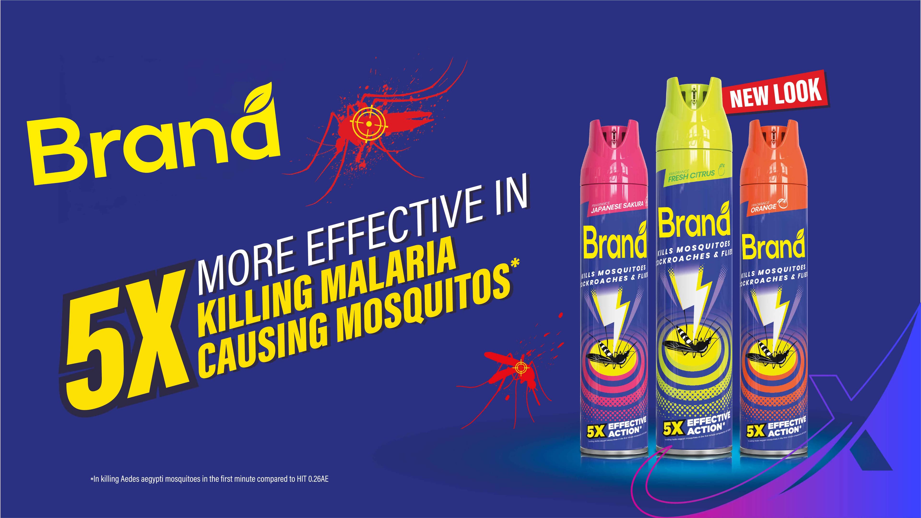 Mosquito spray ad banner design