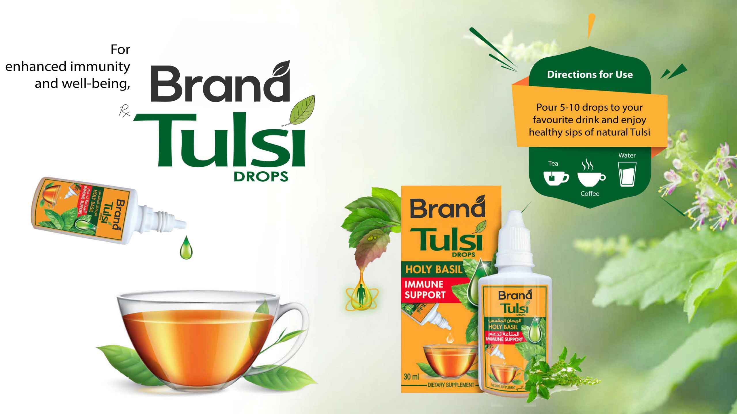 Tulsi drops social media post design