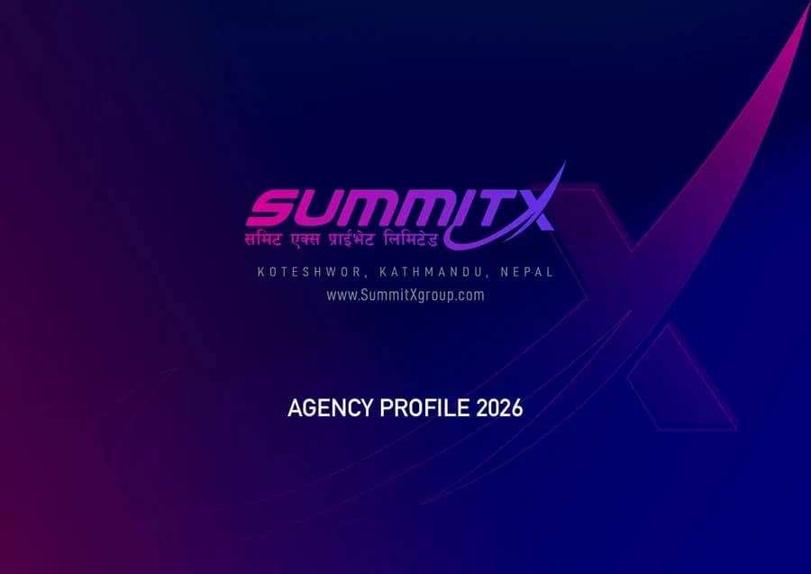 SummitX Agency Profile 2026 — cover page