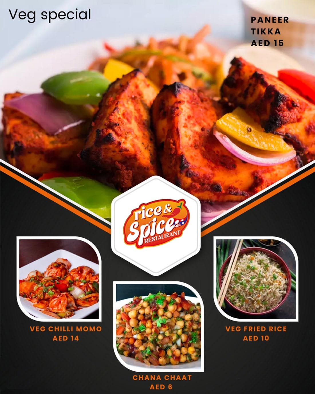 Restaurant-Food--Paneer-Tikka-Graphic-Design-Outsourcing